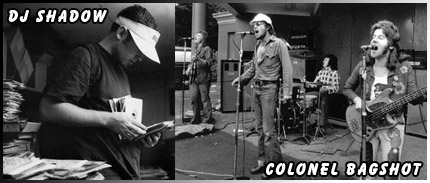 (Image - Colonel Bagshot and DJ Shadow)