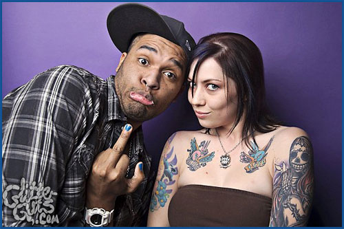 (Image: Alex Ludovico with blue nail polish)