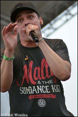 (Image: Slug rocking a Mally tshirt)