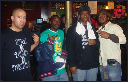 (Image - L to R: Lojik & Dextro (Wize Guyz), Mally and Mic 101)
