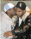 50 Cent and The Game kiss and make up