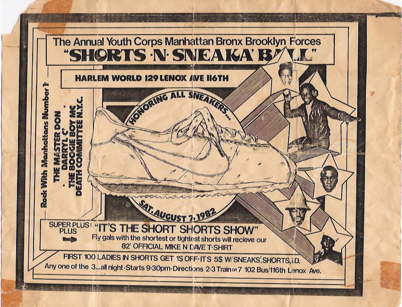 (Image: Old School Hip Hop flyer)