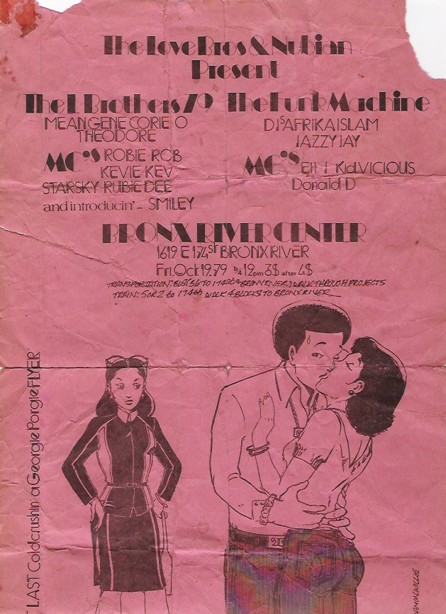 (Image: Old School Hip Hop flyer)