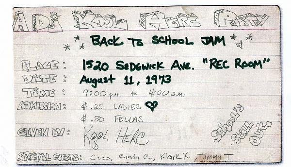 (Image: Kool Herc flyer)