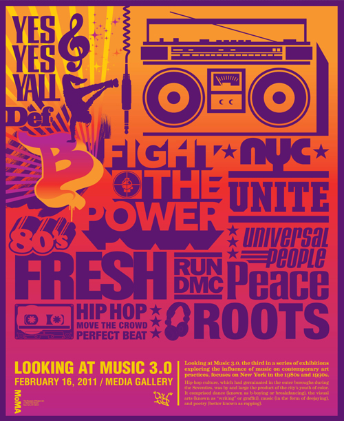 (Image: Flyer for MoMA's Music 3.0 Exhibit)